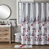 SKL Home By Saturday Knight Ltd Whistler Snowman Shower Curtain - 70X72", Multi