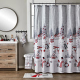 SKL Home By Saturday Knight Ltd Whistler Snowman Shower Curtain - 70X72