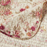 Greenland Home Fashion Antique Rose Quilt And ShamBonus Set - Multi