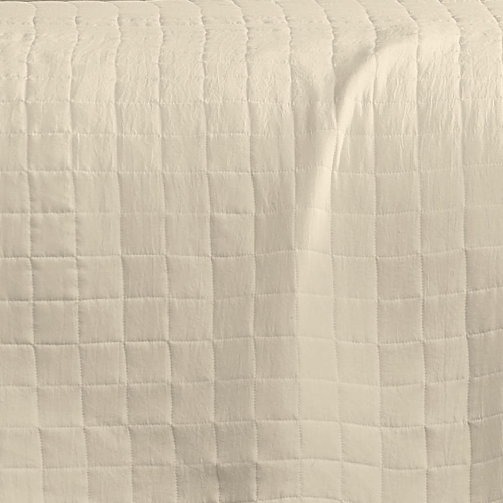 RT Designers Collection Belina 3 Pieces Washed Stitched Lightweight Quilts Set For Bedding Blue