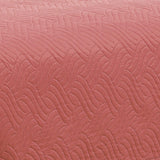 RT Designers Collection Ruby 3 Pieces Pinsonic Lightweight Quilts Set For Bedding Coral