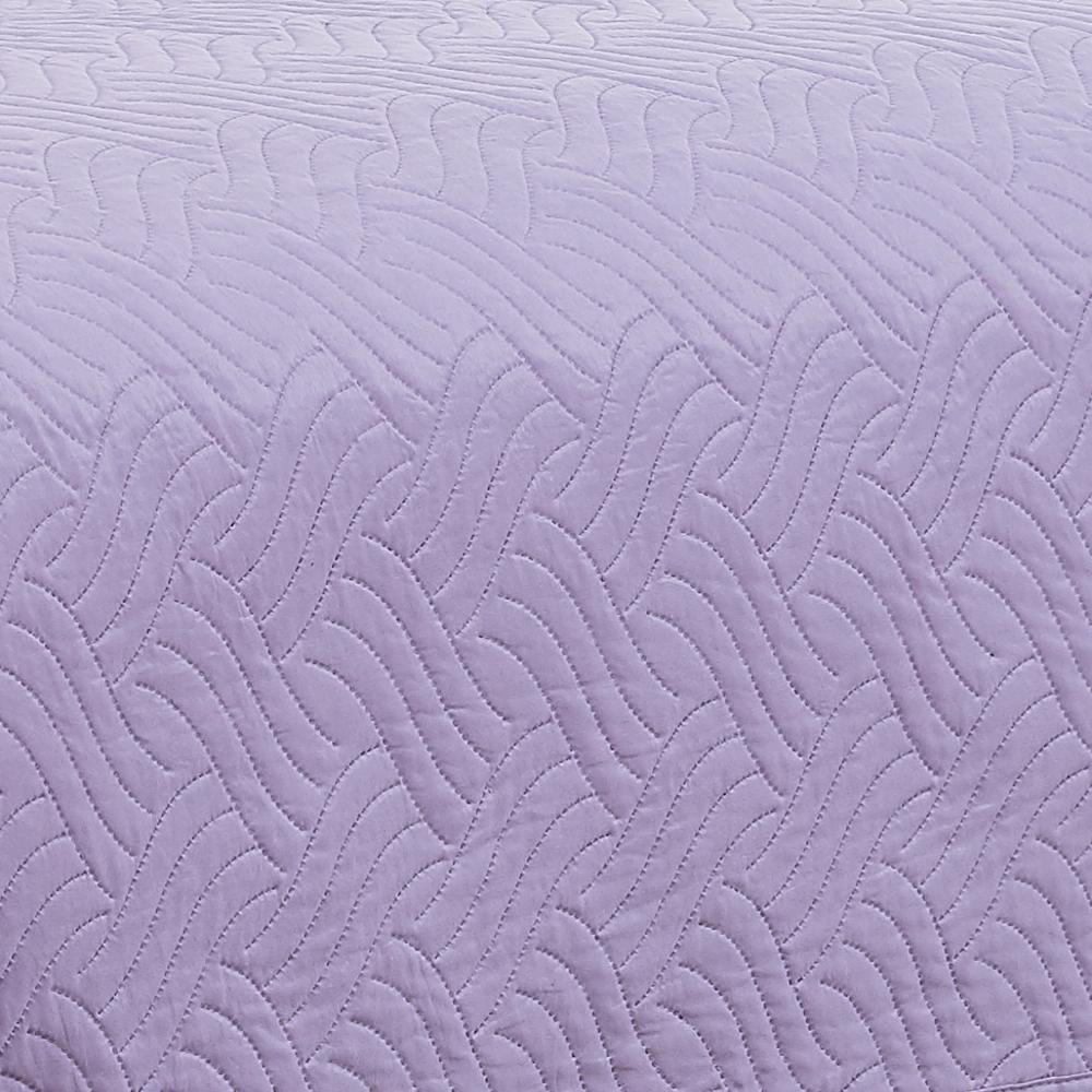 RT Designers Collection Ruby 3 Pieces Pinsonic Lightweight Quilts Set For Bedding Lavender