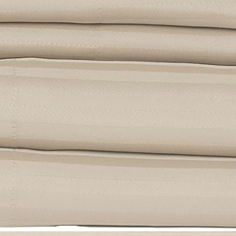 Castle Hill London 600 Thread Count Sateen Stripe Sheet Set - Queen