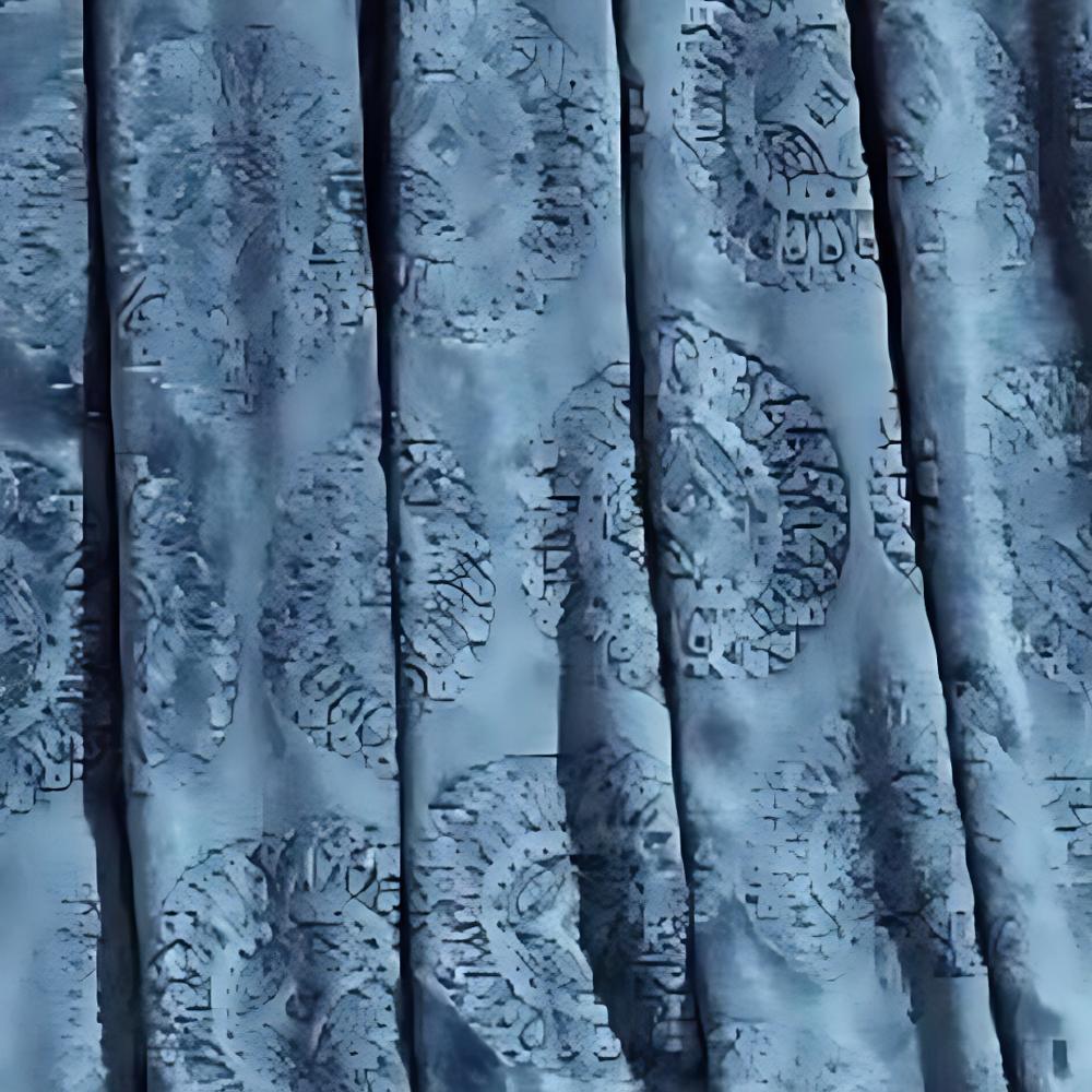 Ceasar Soft Plush Contemporary Embossed Collection All Season Throw 50"x60", Oxford Blue