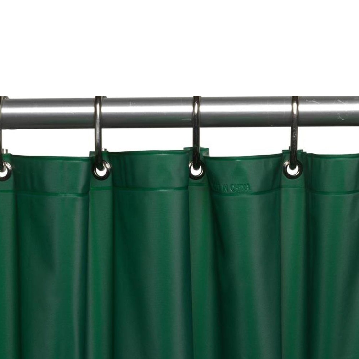 Carnation Home Fashions Hotel Collection, 8 Gauge Vinyl Shower Curtain Liner with Weighted Magnets and Metal Grommets - 72x72"