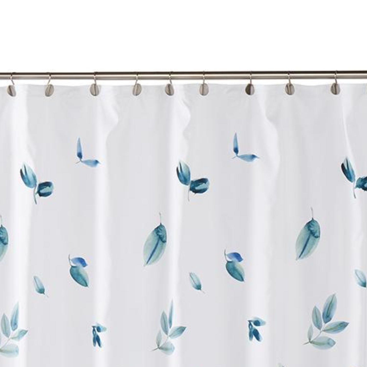 SKL Home Saturday Knight Ltd Ontario Nature Inspired Pattern Watercolor Effects Shower Curtain - 70X72", Green