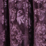 Versailles Ultra Soft Plush Contemporary Embossed Pattern All Season 50" x 60" Throw Blanket, Plum