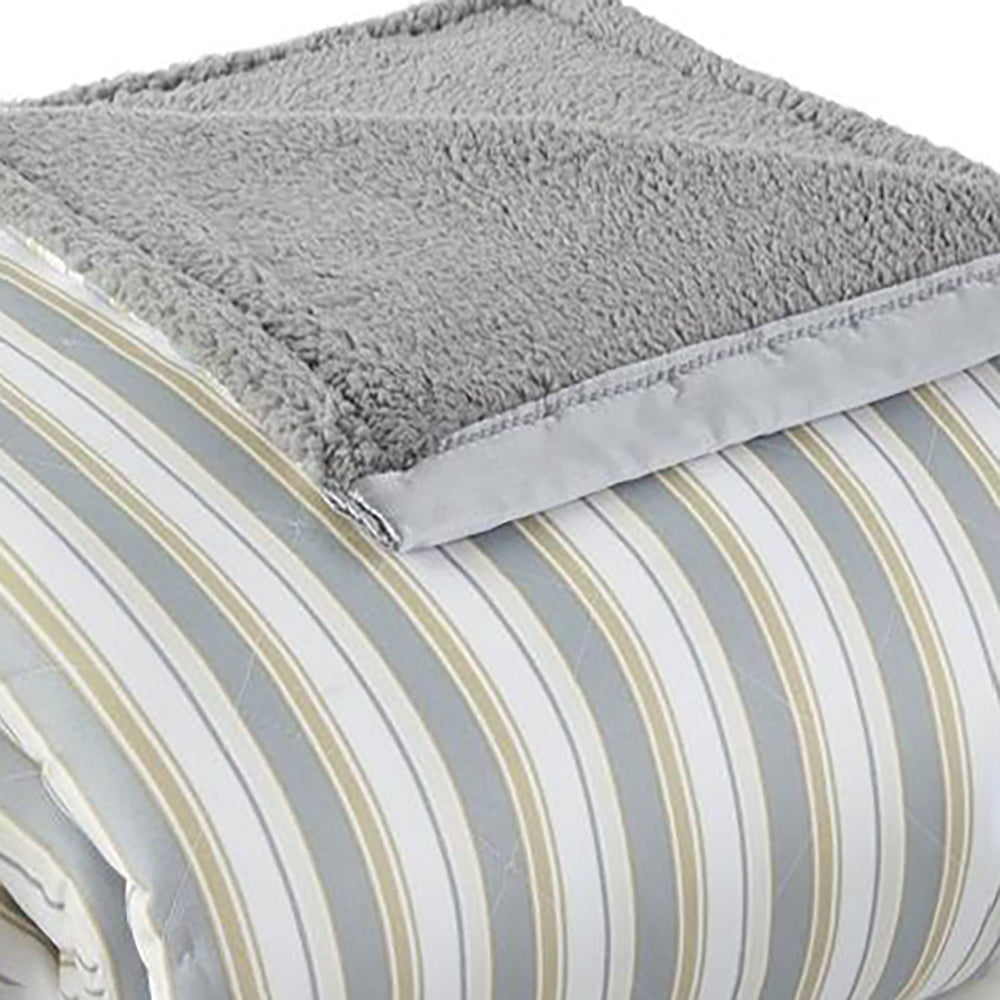 Shavel Micro Flannel High Quality Heating Technology Luxuriously Soft & Warm Solid Patterned Sherpa Electric Blanket