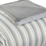 Shavel Micro Flannel High Quality Heating Technology Luxuriously Soft & Warm Solid Patterned Sherpa Electric Blanket