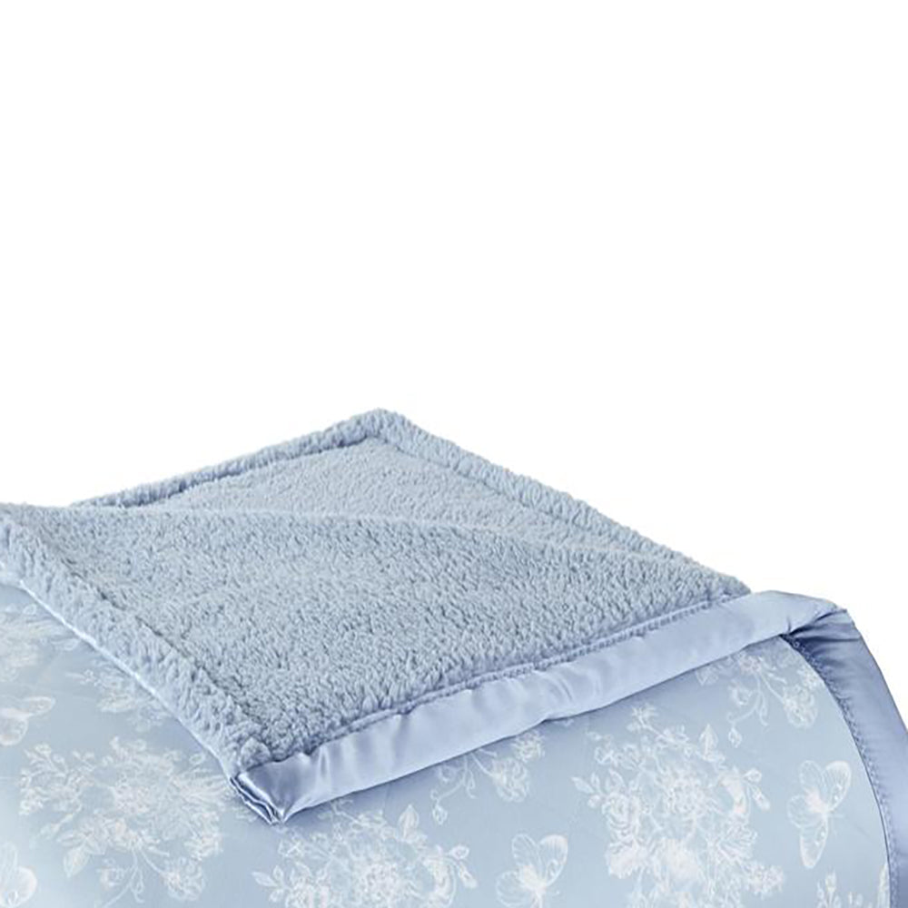 Shavel Micro Flannel High Quality Heating Technology Luxuriously Soft & Warm Solid Patterned Sherpa Electric Blanket