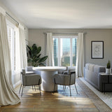 Versailles Esencial Atlas Steel Heavy Duty Curtain Rod Set for Windows Antique Silver