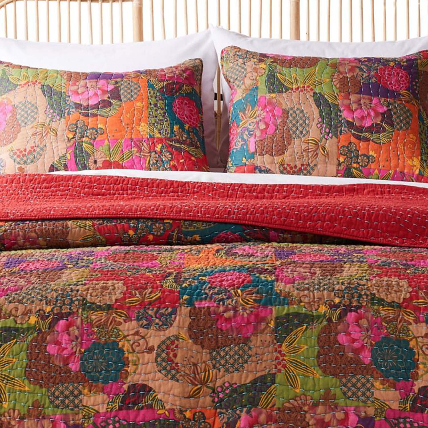 Greenland Home Fashion Jewel Sham - King 20x36", Multi