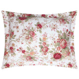 Greenland Home Fashions Antique Rose Luxurious Comfortable Ultra Soft Pillow Sham Ivory