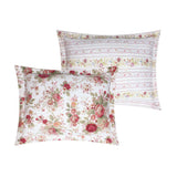 Greenland Home Fashions Antique Rose Luxurious Comfortable Ultra Soft Pillow Sham Ivory