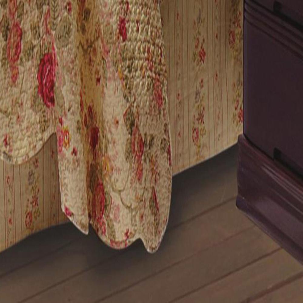 Greenland Home Fashion Antique Rose Bed Skirt - Multi