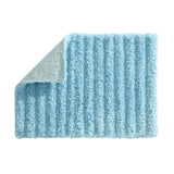 Chic Home Tyrion Deluxe 2-Piece Tufted Striped Non-Slip Bath Rug Set 21" x 34" & 17" x 24" Pale Blue