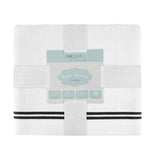 Chic Home Luxurious 2-Piece Super Soft Pure Turkish Cotton White Bath Sheet Towels Set 34