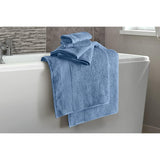Chic Home Premium 6-Piece Pure Turkish Cotton Towel Set 2 Bath Towels, 2 Hand Towels, 2 Washcloths Blue