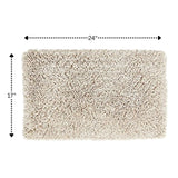 Knightsbridge Melbourne 220 GSF Non Skid Back Bath Rug 17 x 24