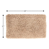 Knightsbridge Melbourne 220 GSF Non Skid Back Bath Rug 17 x 24