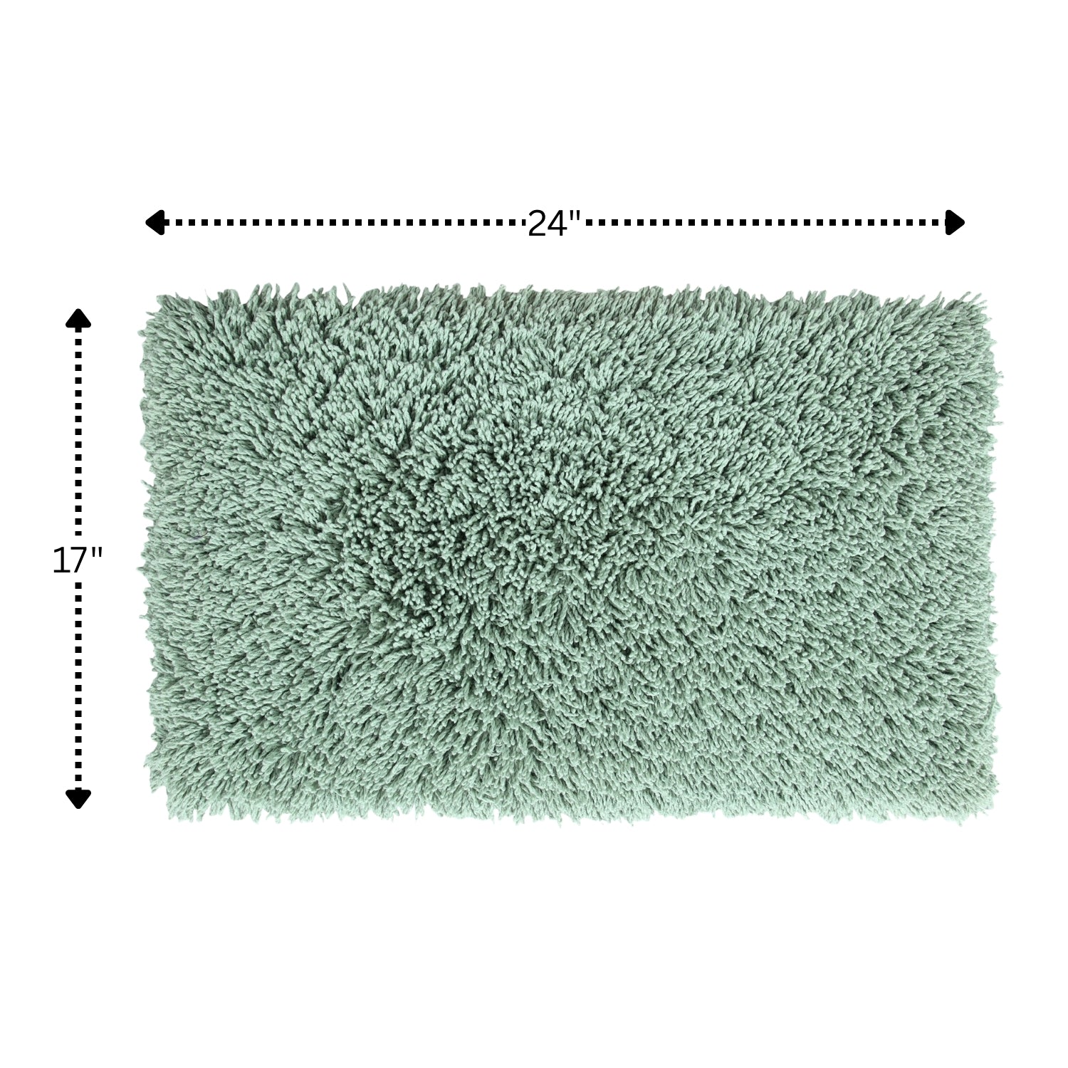 Knightsbridge Melbourne 220 GSF Non Skid Back Bath Rug 17 x 24