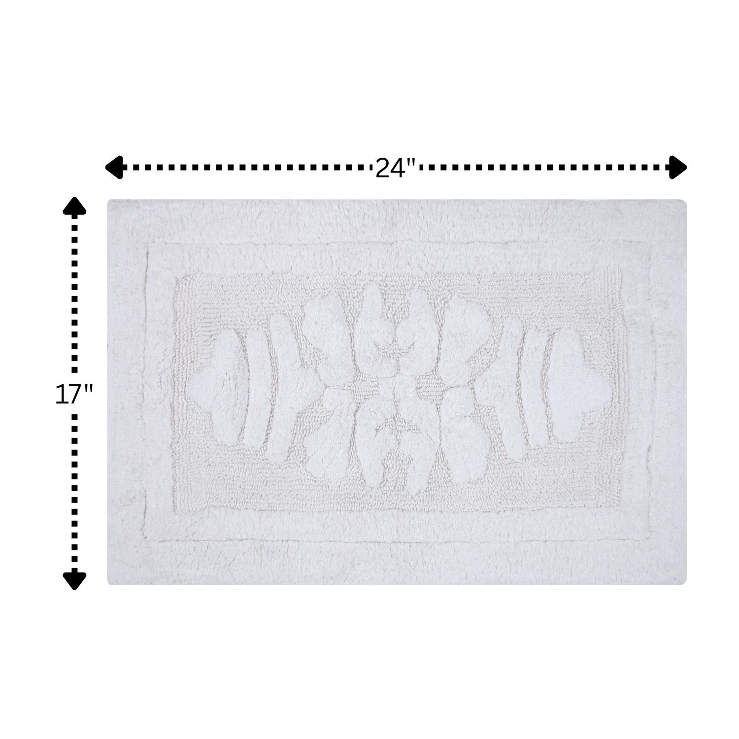 Knightsbridge Cipher 220 GSF Non Skid Back Bath Rug 20 x 30