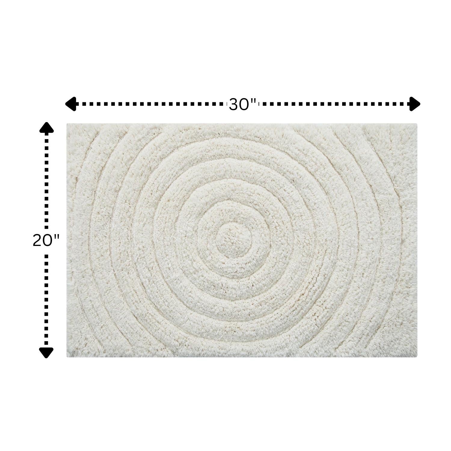 Knightsbridge Echo 220 GSF Non Skid Back Bath Rug 20 x 30