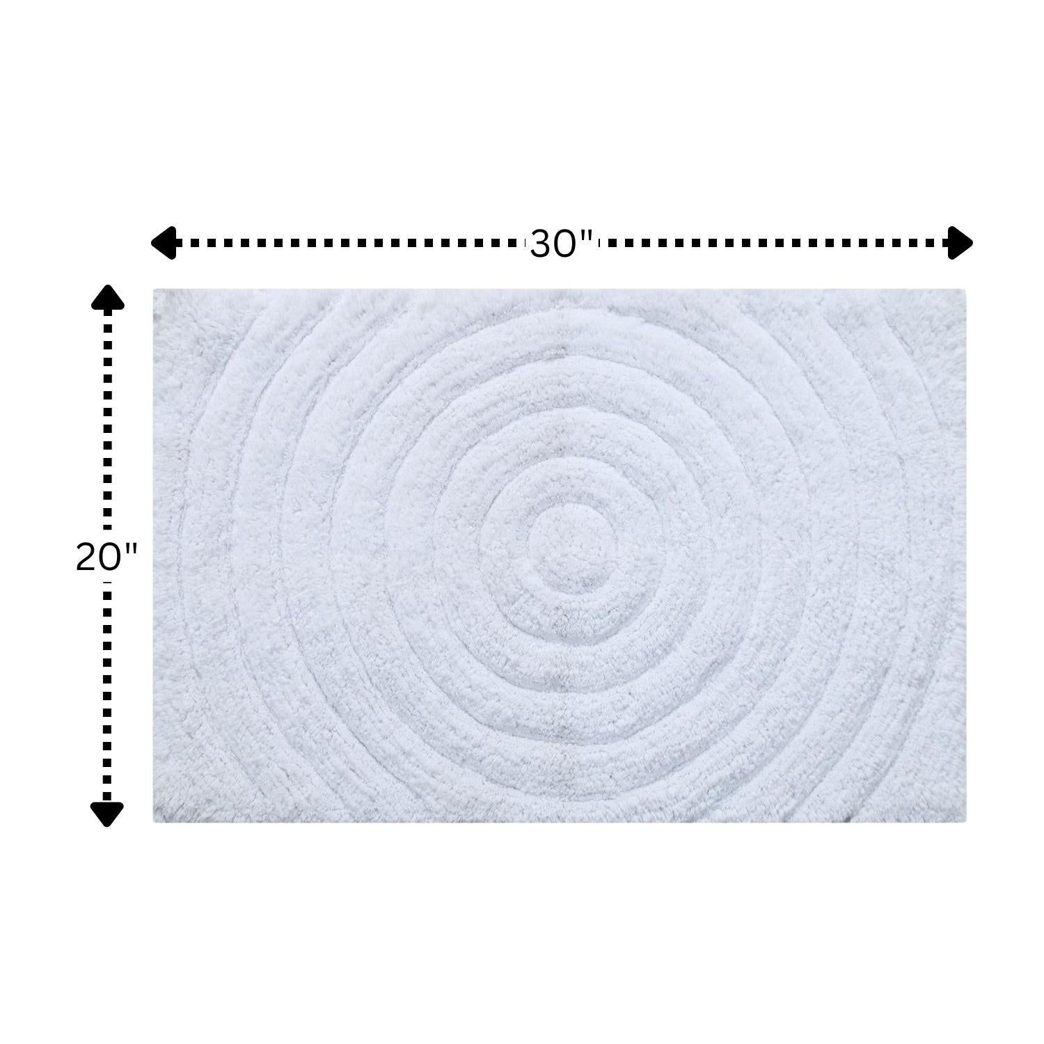 Knightsbridge Echo 220 GSF Non Skid Back Bath Rug 20 x 30