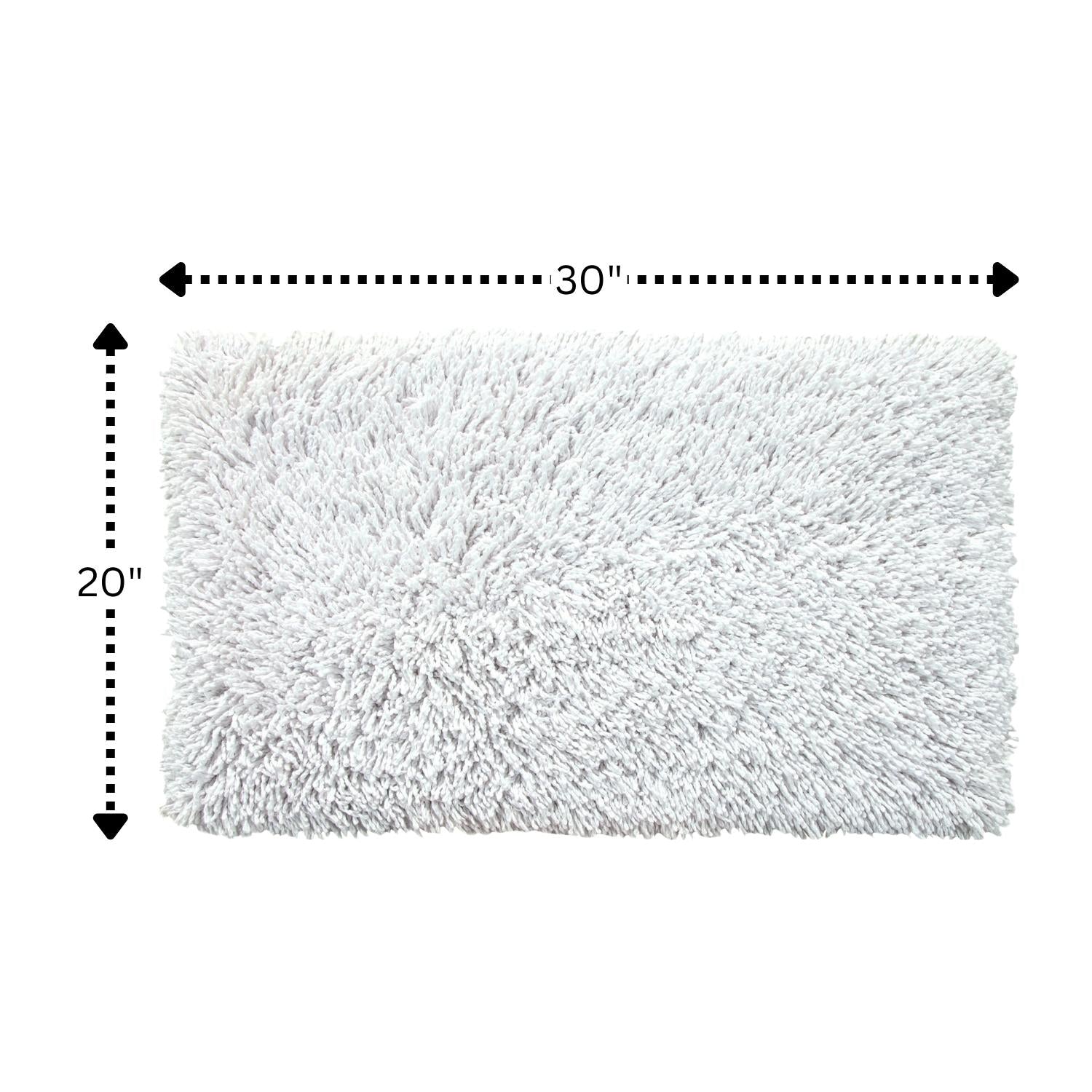 Knightsbridge Melbourne 220 GSF Non Skid Back Bath Rug 20 x 30