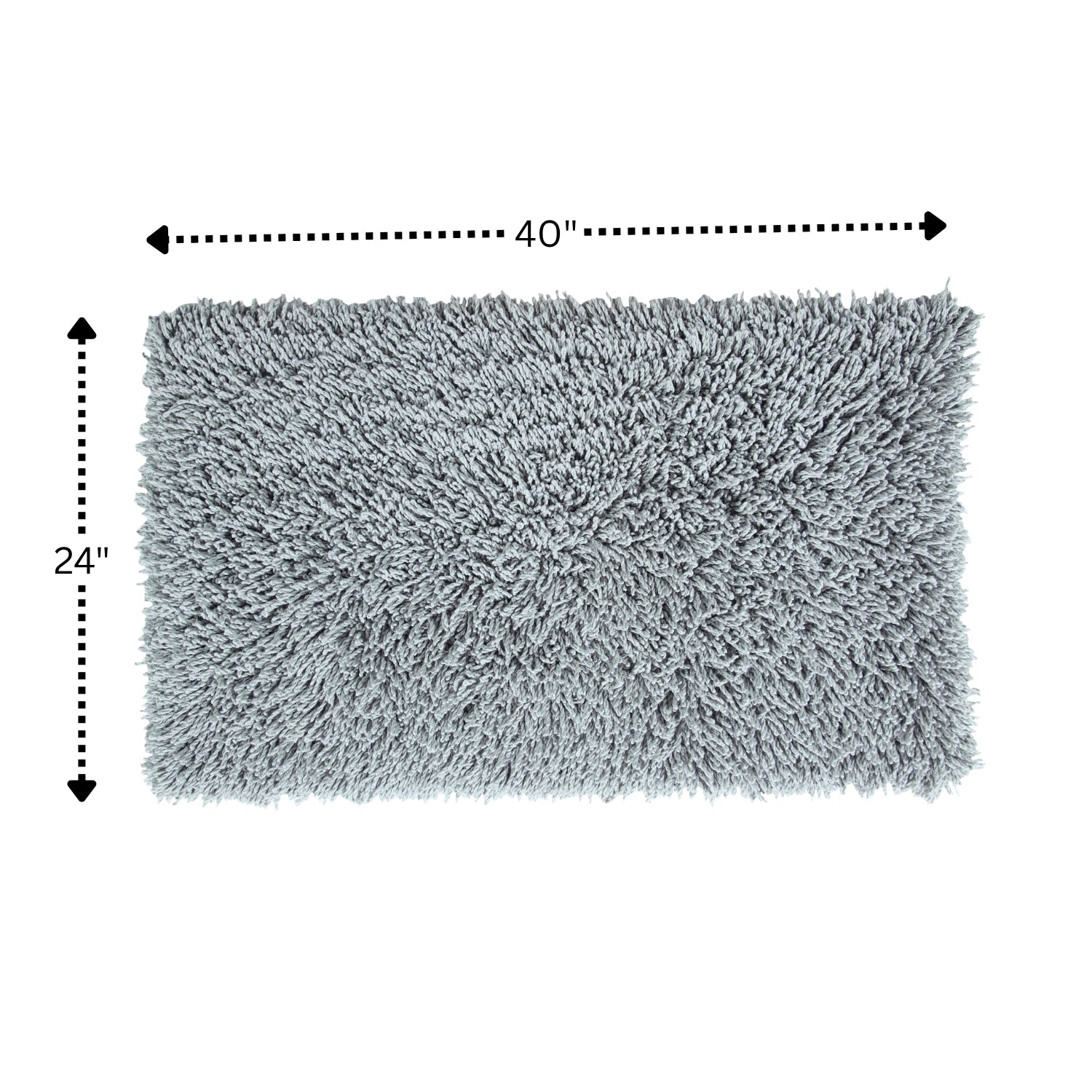 Knightsbridge Melbourne 220 GSF Non Skid Back Bath Rug 24 x 40