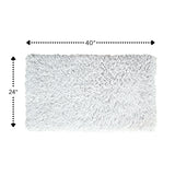 Knightsbridge Melbourne 220 GSF Non Skid Back Bath Rug 24 x 40