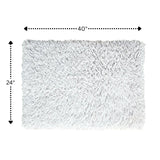 Knightsbridge Melbourne 220 GSF Non Skid Back Bath Rug 24 x 40