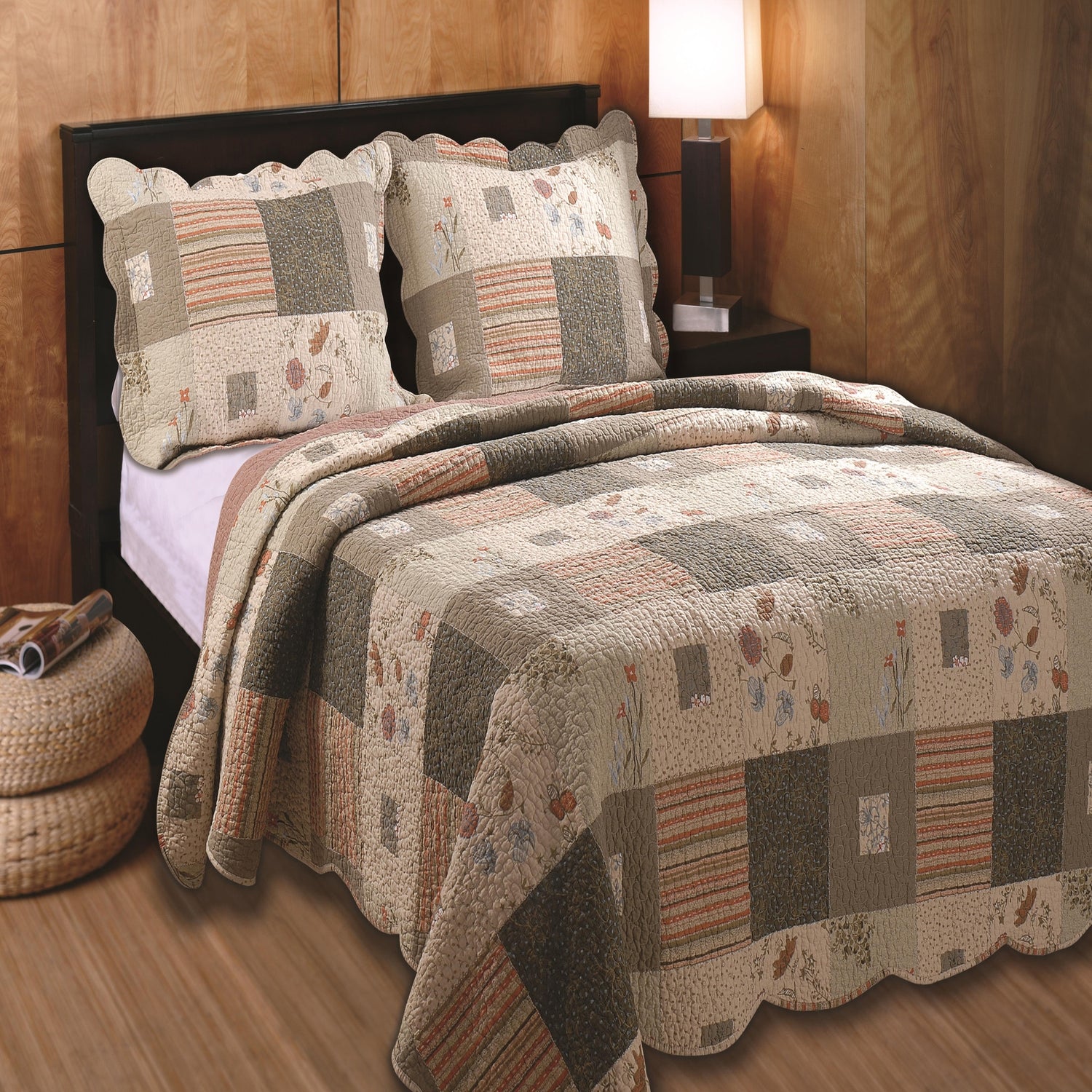 Greenland Home Fashion Sedona Quilt And Pillow Sham Set - Multi