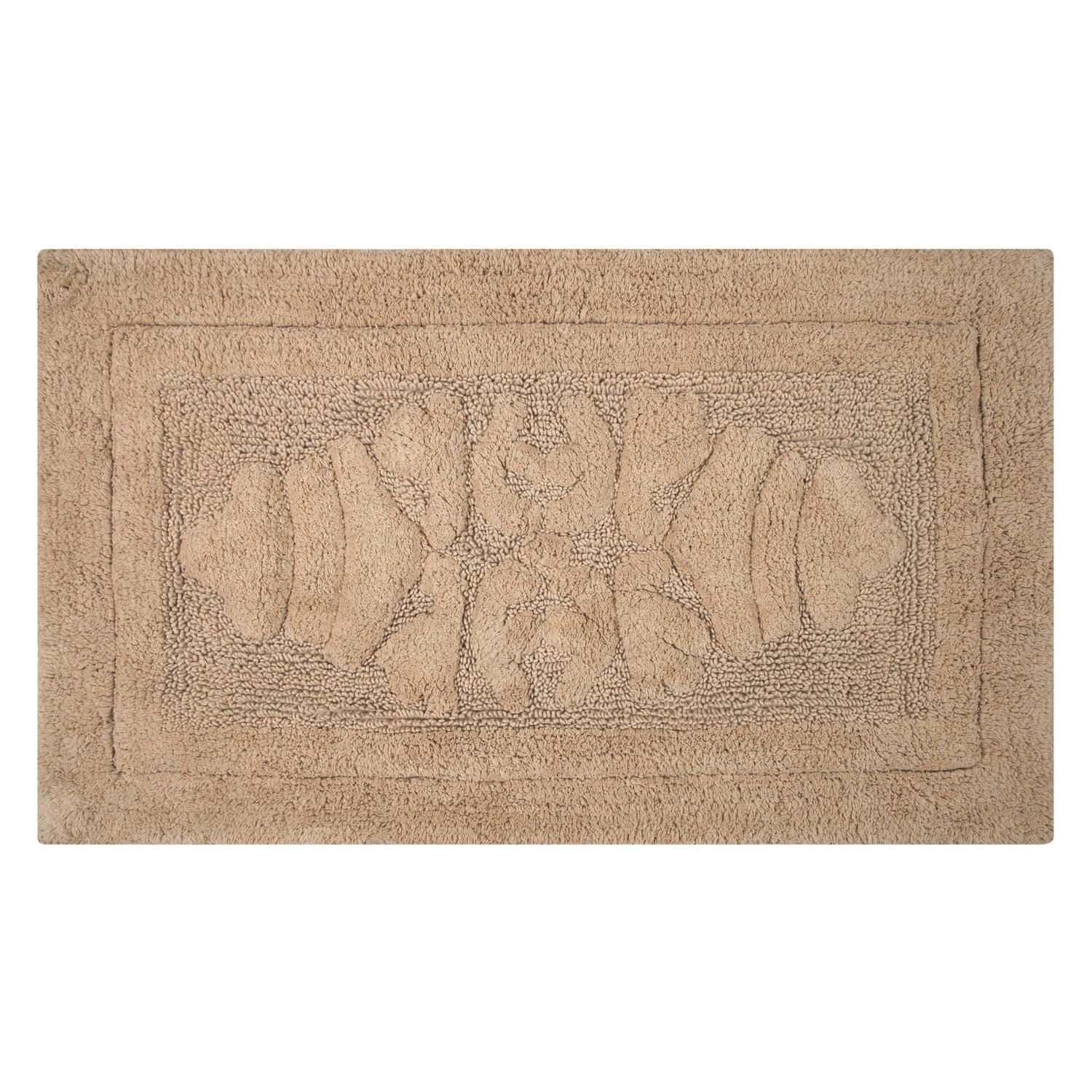 Knightsbridge Cipher 220 GSF Non Skid Back Bath Rug 20 x 30