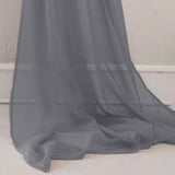 Olivia Gray Celine Decorative Sheer Curtain Scarf for Bedroom, Kitchen, Living Room, Dining Room & More - Machine Washable Sheer Curtain Drape Scarf - 55-inch x 216-inch