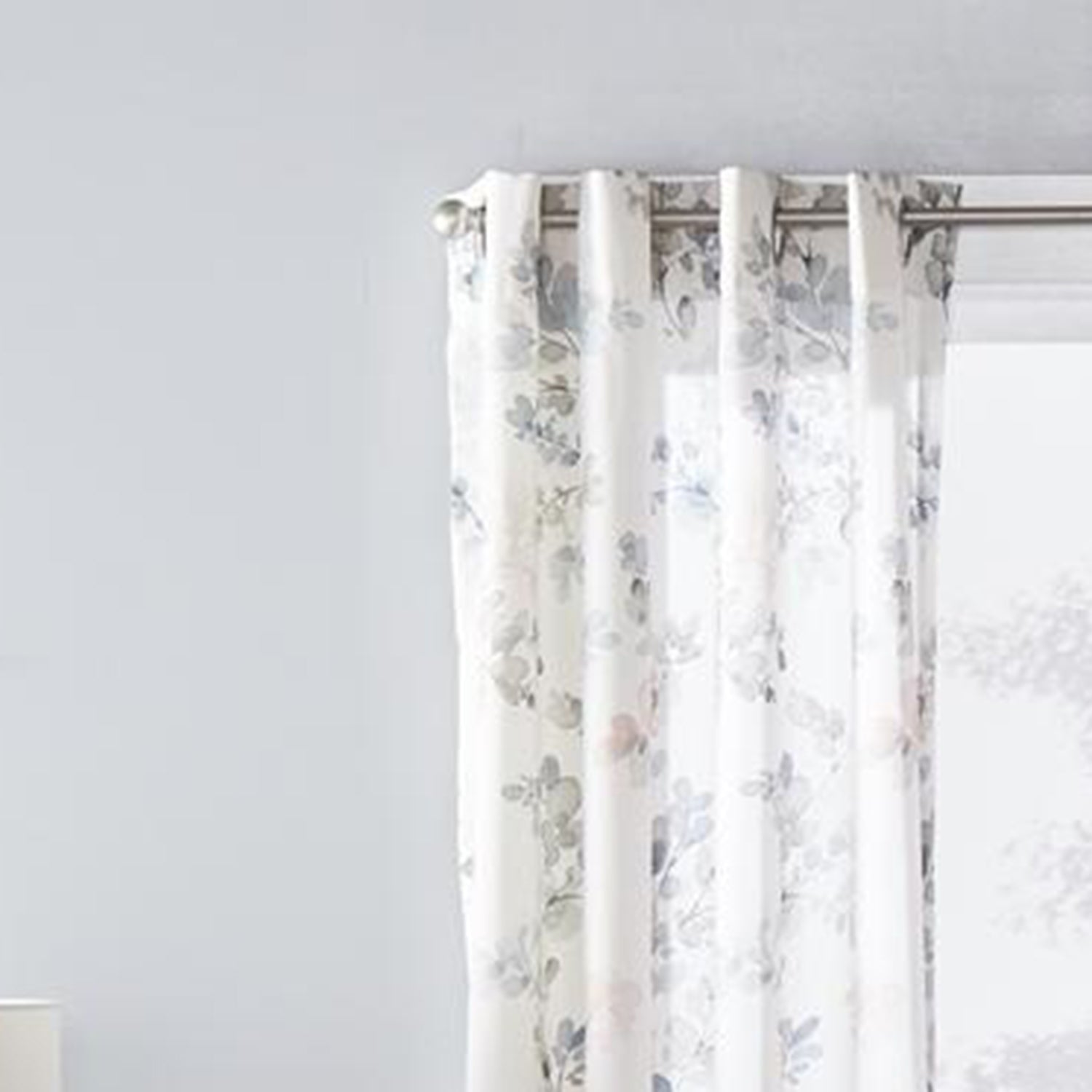 SKL Home by Saturday Knight Ltd. SUNSAFE Refresh Floral Panel, Blush, 40 inches x 63 inches