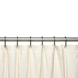 Carnation Home Fashions 3 Gauge Vinyl Shower Curtain Liner with Weighted Magnets and Metal Grommets - 72x72"