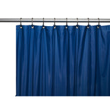 Carnation Home Fashions Premium 4 Gauge Vinyl Shower Curtain Liner with Weighted Magnets and Metal Grommets - 72x72
