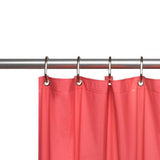 Carnation Home Fashions Premium 4 Gauge Vinyl Shower Curtain Liner with Weighted Magnets and Metal Grommets - 72x72"