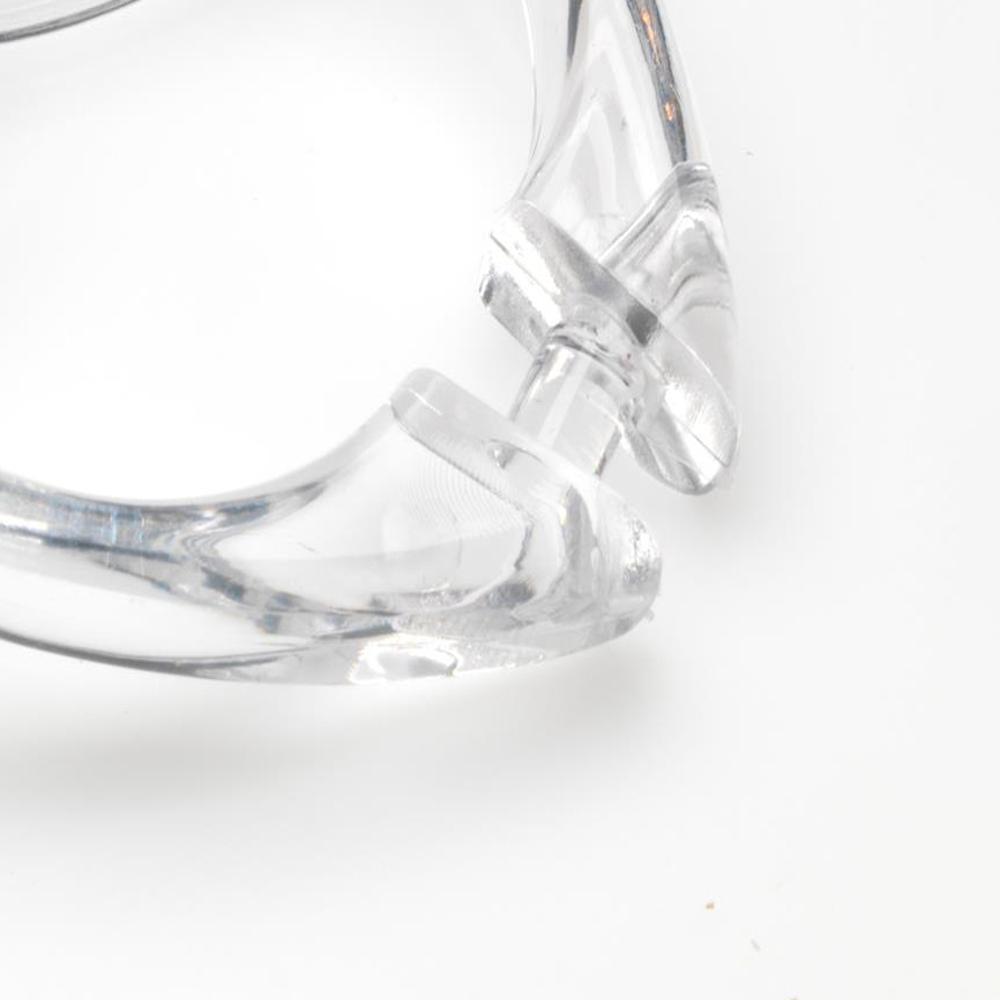 Carnation Home "Snap" Plastic Shower Curtain Hooks in Super Clear