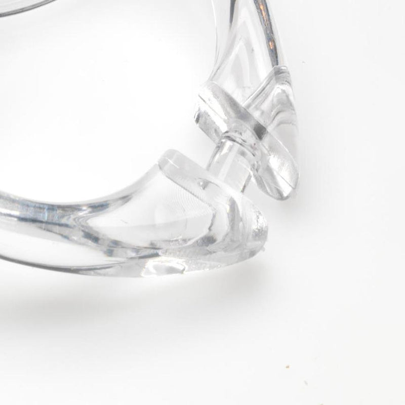 Carnation Home "Snap" Plastic Shower Curtain Hooks in Super Clear