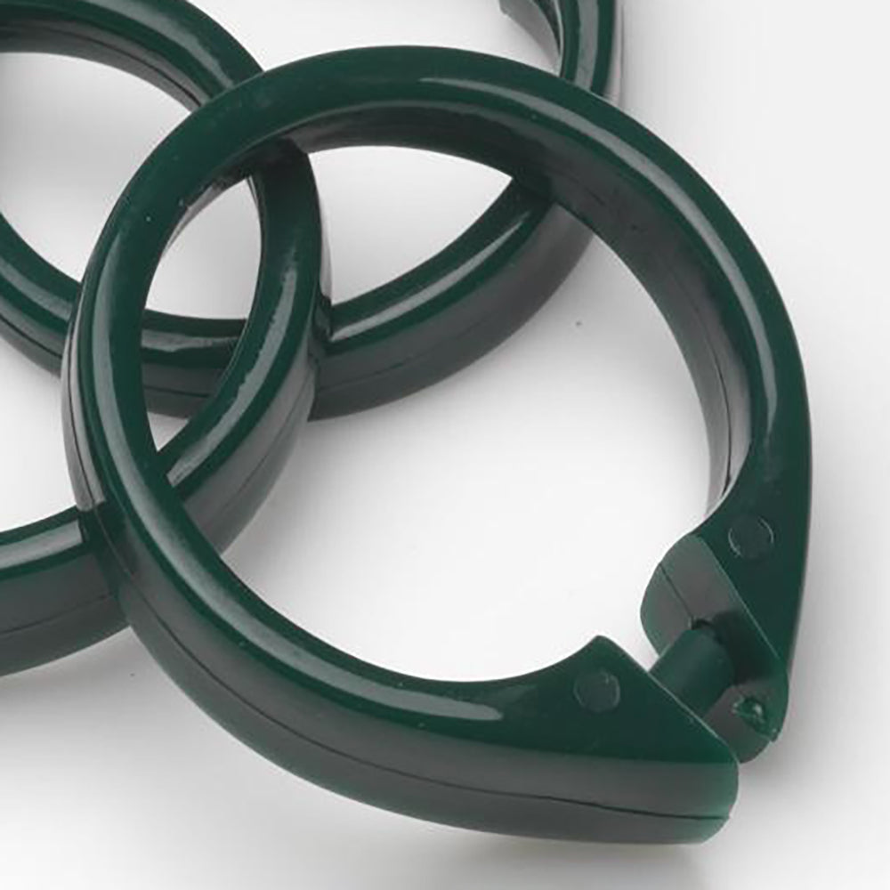 Carnation Home Fashions "Snap" Plastic Shower Curtain Hooks - 3x3"