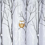 SKL Home Saturday Knight Ltd Winter Friends Shower Curtain - 70x72", Gray