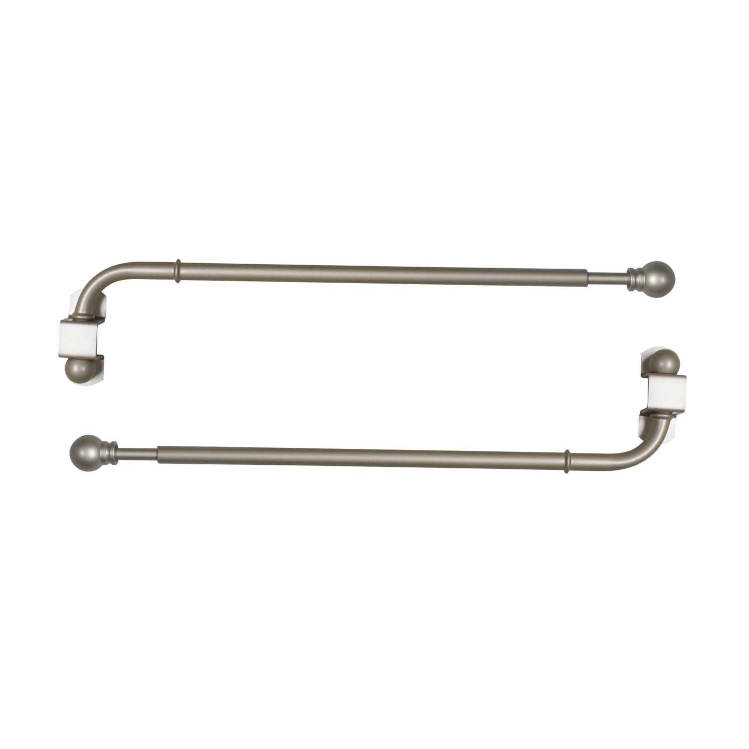 Versailles Swing Arm With Ball Finial Pair - Pewter