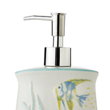 SKL Home Saturday Knight Ltd Ocean Watercolor Lotion / Soap Dispenser - 7.61x2.31x4.05, Multi