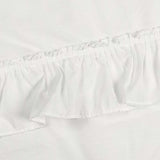 Ellis Stacey 1.5" Rod Pocket High Quality Fabric Solid Color Window Ruffled Filler Valance 54"x13" Ice Cream