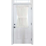 Ellis Stacey 1.5" Rod Pocket High Quality Fabric Solid Color Door Panel Ice Cream