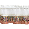 Ellis Curtain 70% Polyester 30% Cotton Grapevine and Check Pattern Tuscan Hills Window Tiers Red