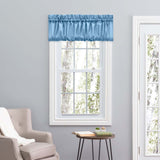 Ellis Stacey 1.5" Rod Pocket High Quality Fabric Solid Color Window Balloon Valance 60"x15" Slate