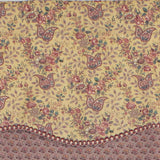RLF Home Lavender Days Trimmed Glory 100% Cotton with Fully Lined 3" Rod Pocket Valnance for Windows 50" x 16" Lavender